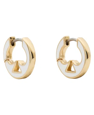 Kate Spade Extra-small Cut Out Huggie Hoop Earrings In Multi