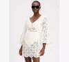 Kate Spade Eyelet Cover-up Dress In Light Fawn