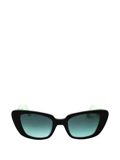 Kate Spade Fabia Cat-eye Sunglasses In Black