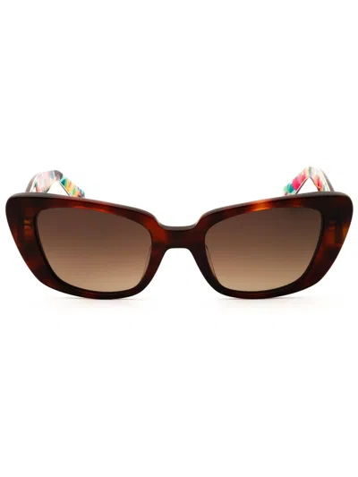 Kate Spade Fabia Cat-eye Sunglasses In Brown