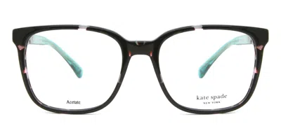 Kate Spade Fable Mya Occhiali Da Vista Per Donna (solo Montatura) In Black Pink Tortoise