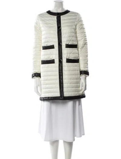 Pre-owned Kate Spade Faux Fur Coat In Neutral