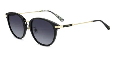Kate Spade Fawn/f/s Asian Fit 807/9o Women's Sunglasses Black Size 53