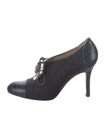 Pre-owned Kate Spade Felt Tassel Accents Pumps In Blue