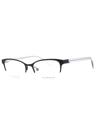 Kate Spade Ferrara Oval Eyeglasses For Women In Black
