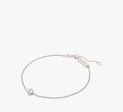 Kate Spade Fine Time To Shine Diamond Flower Bracelet In Gray