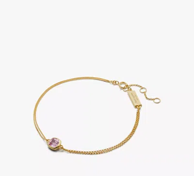 Kate Spade Fine Time To Shine Gem Bracelet In Pink Sapphire