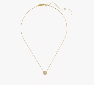 Kate Spade Fine Time To Shine Gem Pendant In Opal