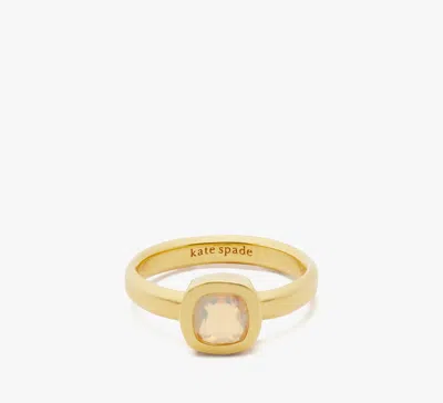 Kate Spade Fine Time To Shine Gem Ring In Opal