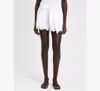Kate Spade Floral Embroidered Shorts In White