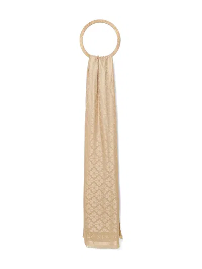 Kate Spade Floral-pattern Scarf In Neutral