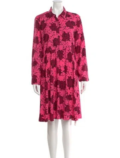 Pre-owned Kate Spade Floral Print Knee-length Dress