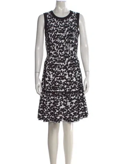 Pre-owned Kate Spade Floral Print Knee-length Dress In Multi