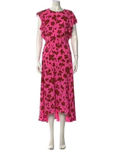 Pre-owned Kate Spade Floral Print Long Dress
