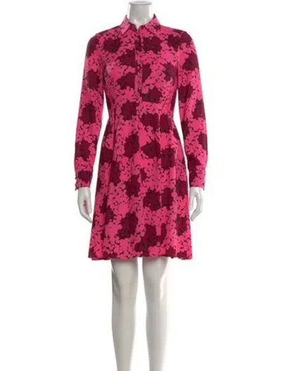Pre-owned Kate Spade Floral Print Mini Dress