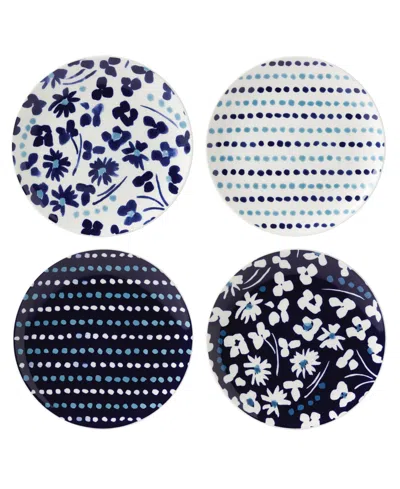 Kate Spade Floral Way Accent Plate Set, 4 Piece