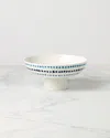Kate Spade New York Floral Way Footed Bowl In White