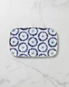 Kate Spade Floral Way Hors D'oeuvre Tray In Blue