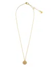 Kate Spade Floral Zirconium Necklace In Gold