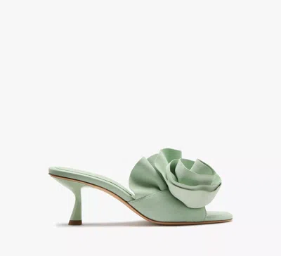 Kate Spade Flourish Heeled Sandal In Pistachio Ice