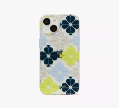 Kate Spade Flower Iphone 15 Case In Clear