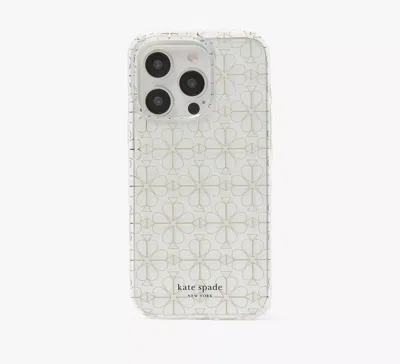 Kate Spade Flower Iphone 16 Pro Max Case In Gold
