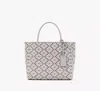 Kate Spade Flower Jacquard Medium Everything Tote In Grey