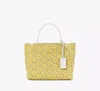 Kate Spade Flower Jacquard Medium Everything Tote In Yellow