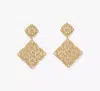 Kate Spade New York Spade Flower Lace Drop Earrings In Gold