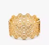 Kate Spade Flower Lace Statement Bangle In Gold