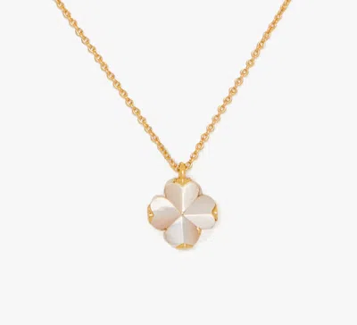 Kate Spade Flower Mini Pendant In Gold