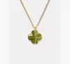 Kate Spade New York Mini Spade Flower Pendant Necklace In Green