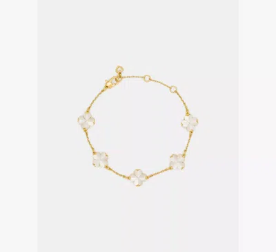 Kate Spade Flower Scatter Bracelet In Gold