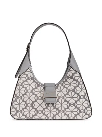 Kate Spade Flower Shoulder Bag In Grey