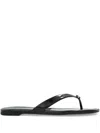 Kate Spade Flower Slides In Black