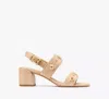 Kate Spade Flower Stud Block Heels