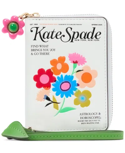 Kate Spade Fresh Picks Compact Leather Wristlet In Multi