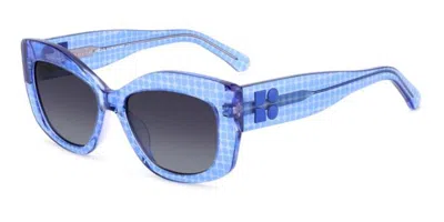 Kate Spade Frida/g/s Asian Fit Pjp/9o Women's Sunglasses Blue Size 54