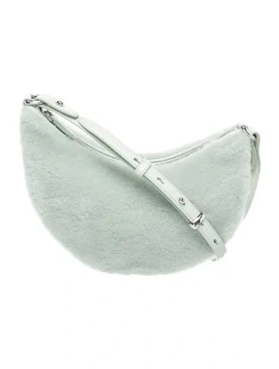 Pre-owned Kate Spade Fur Crossbody Bag W/ Tags In Green