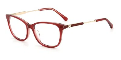 Kate Spade Gael Lhf Women's Glasses Red Size 53 - Free Lenses - Blue Light Block Available In Burgundy