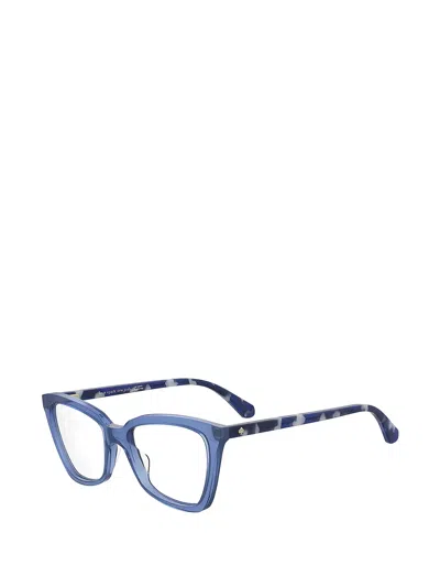 Kate Spade Gaia Cat-eye Frame Glasses In Blue