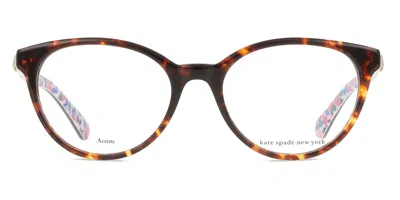 Kate Spade Gela 086 Women's Glasses Tortoiseshell Size 50 - Free Lenses - Blue Light Block Available In Brown