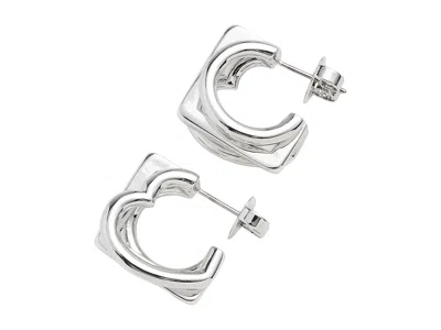 Kate Spade Geo Pop Stacked Hoops In Metallic