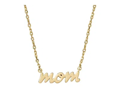 Kate Spade New York Dear Mom Pendant Necklace In Gold