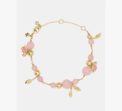 Kate Spade Gilded Garden Line Bracelet In Pink