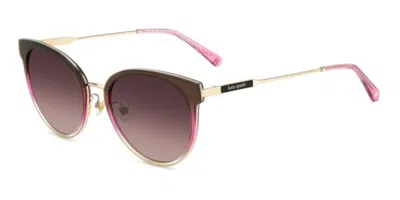 Kate Spade Ginny/f/s Asian Fit 59i/3x Women's Sunglasses Brown Size 54
