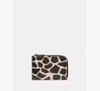 Kate Spade Giraffe Mini Zip Card Case In Multi