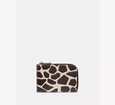 Kate Spade Giraffe Mini Zip Card Case In Multi