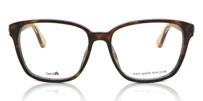 Kate Spade Giuliana 086 Occhiali Da Vista Tartarugatishell Per Donna (solo Montatura) In Black