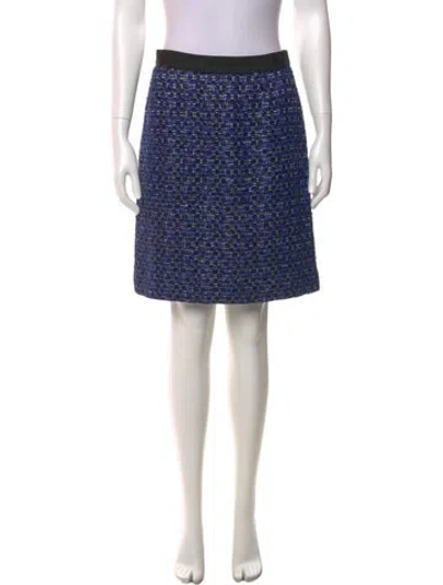 Pre-owned Kate Spade Glitter Accents Knee-length Skirt In Black